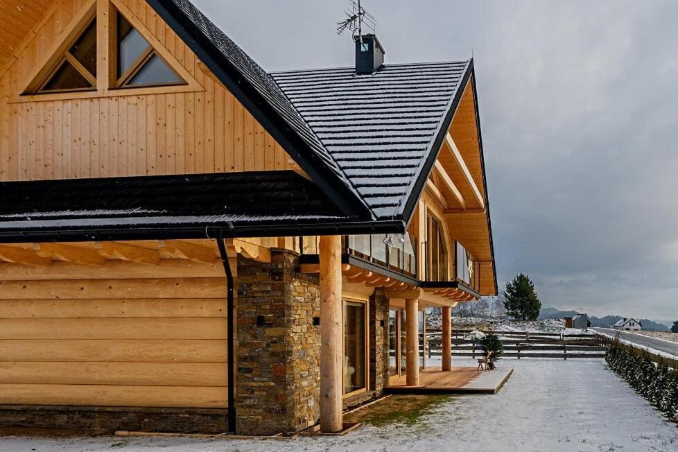 Eco Dom Z Sauna- Pasja II View,Lake & Ski Villa Kluszkowce Eksteriør billede